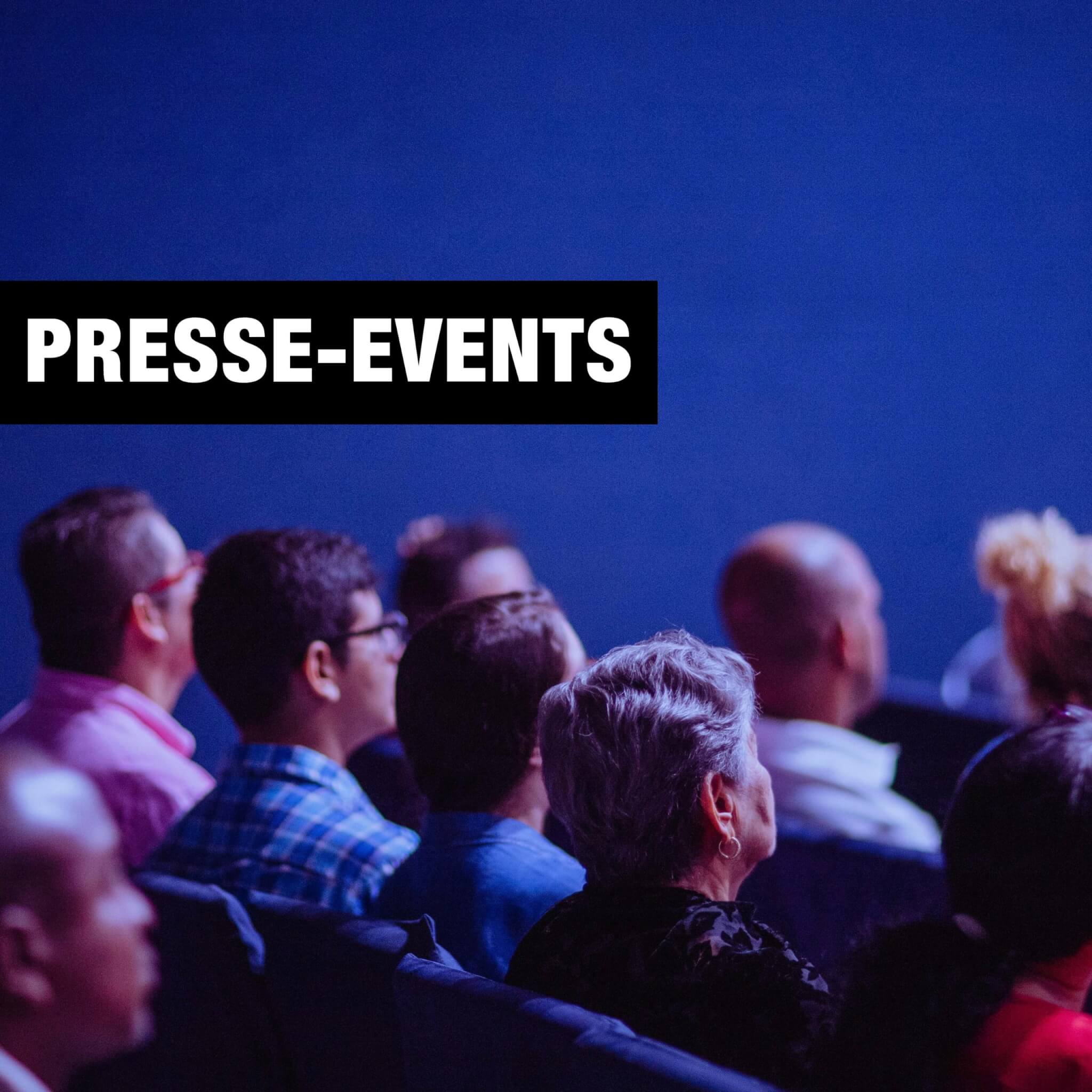 Presseevents und Produktlaunches